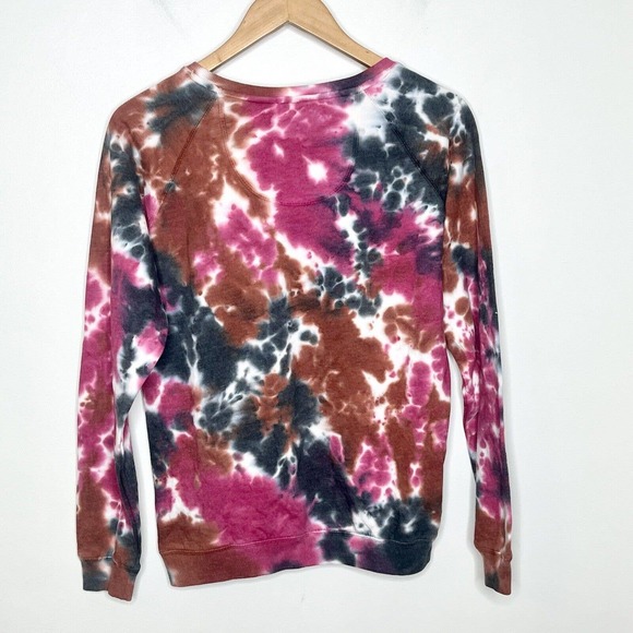 State of Mine Be a Nice Human Tie Dye Sweatshirt Women’s Size S Graphic - Picture 8 of 8